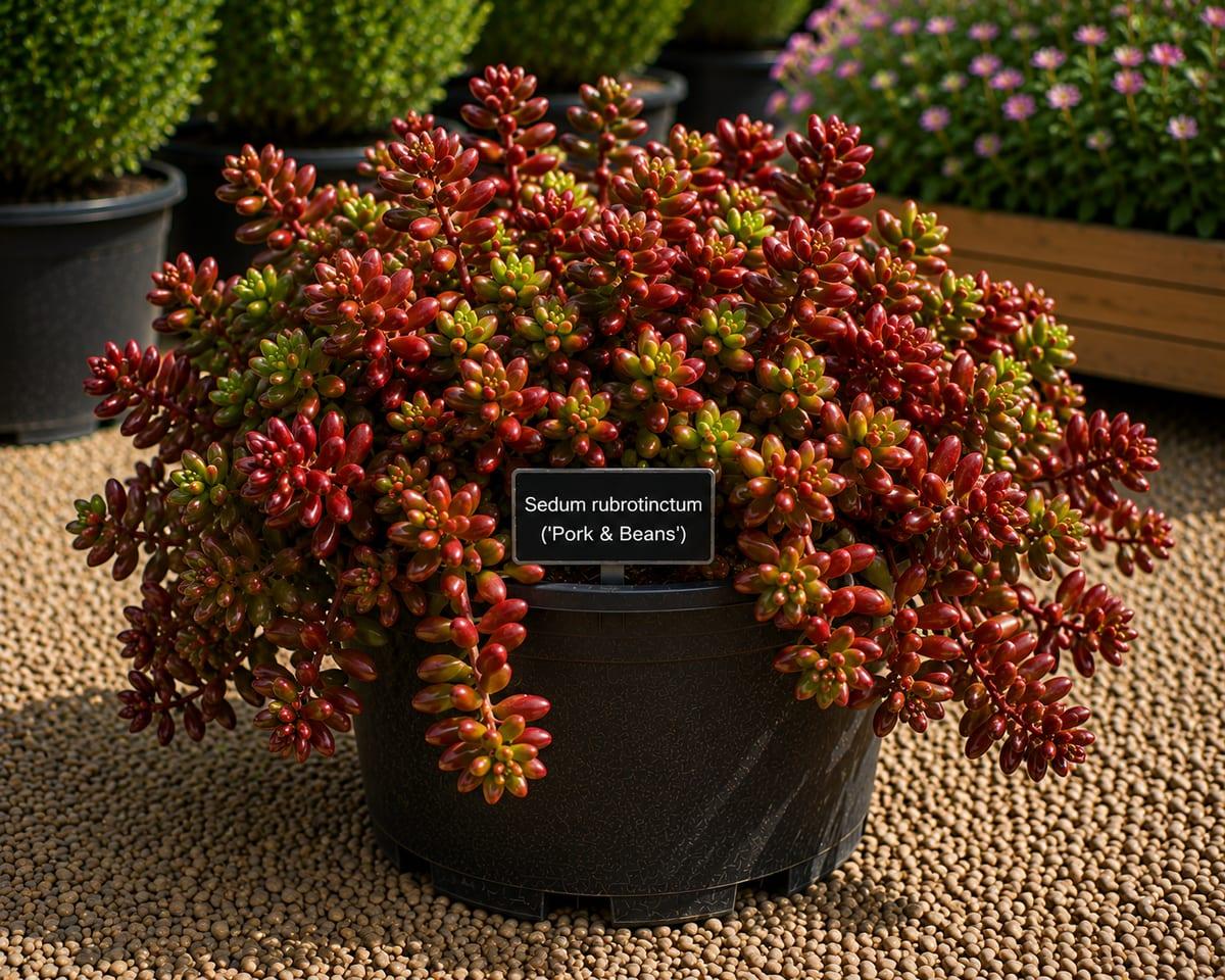 Sedum rubrotinctum ('Pork & Beans')